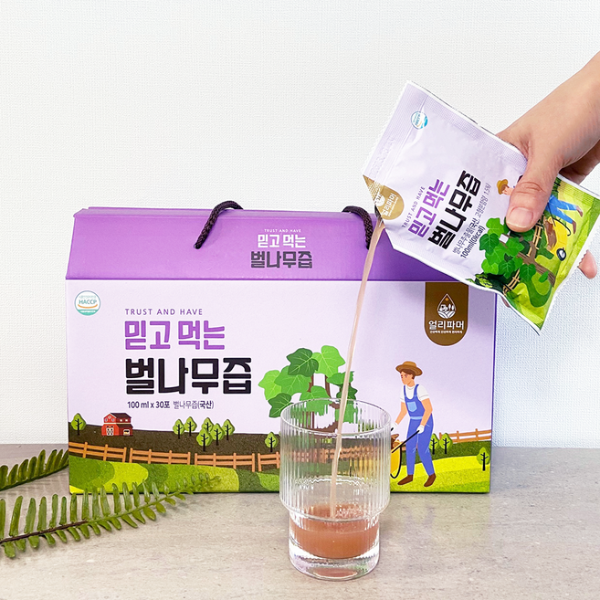 얼리파머 벌나무즙 진액 엑기스, 60개, 100ml