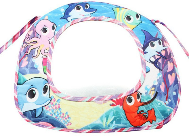 Sozzy 嬰兒車用後視鏡 寶寶觀察鏡, 1個, 海洋／哈哈鏡