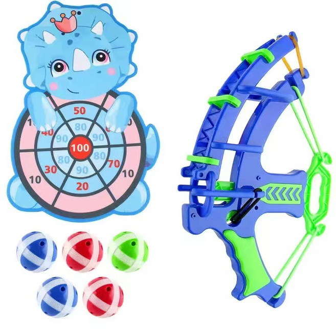어린이 장난감 활놀이 양궁세트 공룡과녁 KC안전인증, 03.스카이공룡, 1개