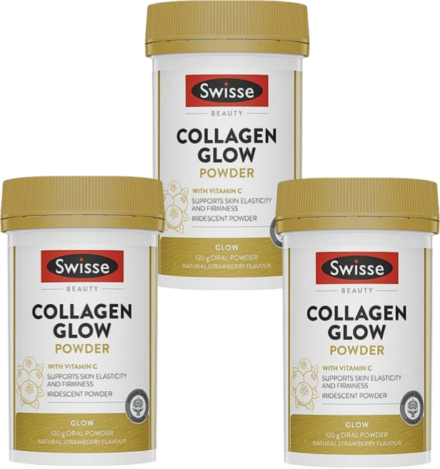 스위스 호주 뷰티 콜라겐 파우더 가루 Swisse Beauty Collagen Glow Powder, 3개 - 쿠팡