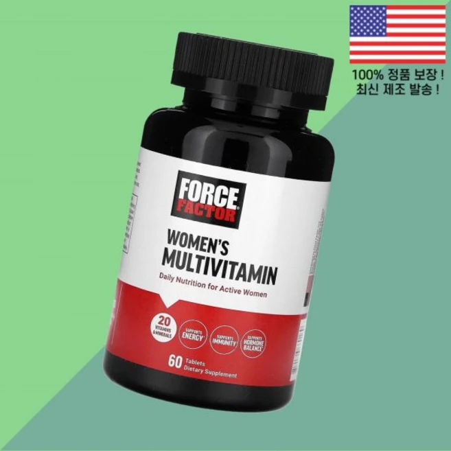 포스 팩터 우먼 여성 여자 종합비타민 멀티비타민 60정 Force Factor Women's Multivitamin 60 Tablets, 1개 - 쿠팡