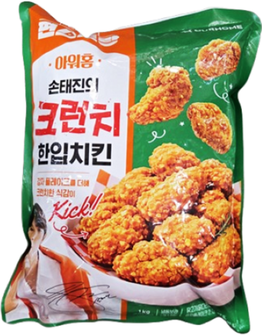 손태진의 크런치 한입치킨, 1개, 1kg