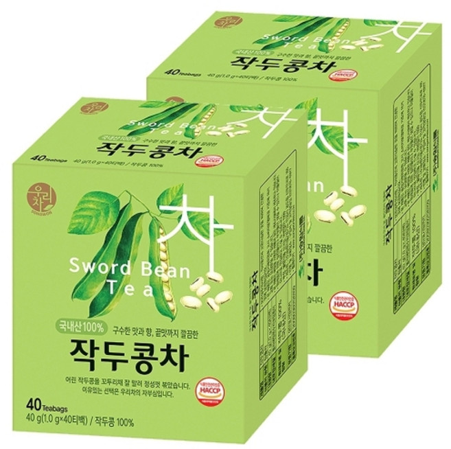 송원 우리차 작두콩차 80T (40Tx2개), 송원 우리차 작두콩차 80T (40Tx2개) (Arai