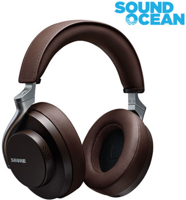슈어 블루투스 헤드폰, 브라운, AONIC 50