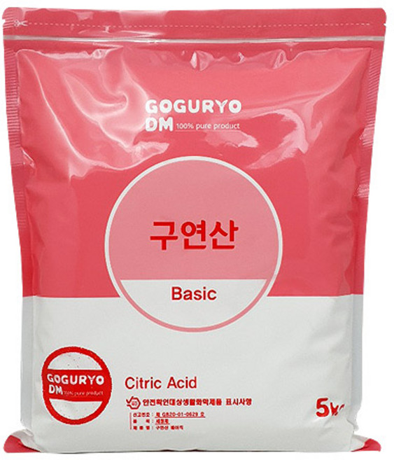 고구려디엠 구연산 베이직 5kg 1개