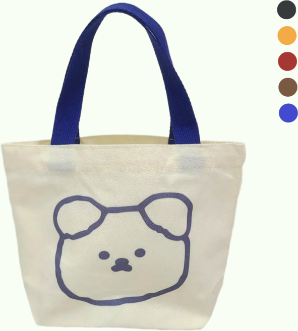 루&Home 미니 곰돌이 멍멍이 에코백 mini