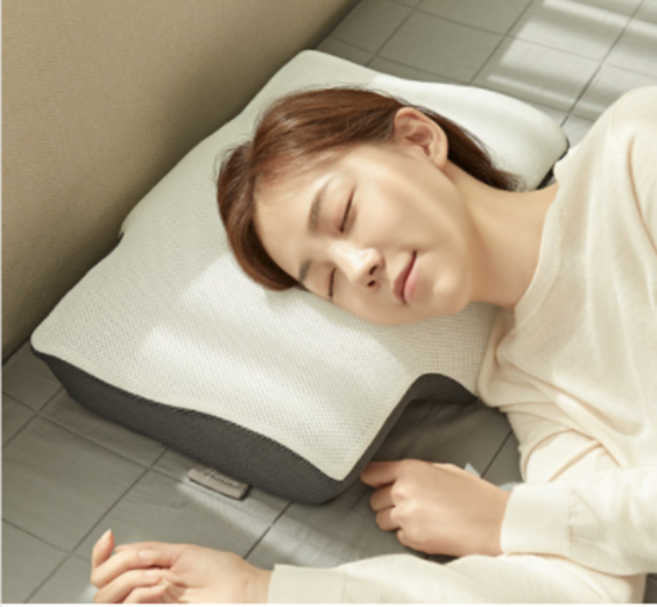 Airnest 에어네스트 에어레브 경추 베개 세척 가능한 에어라인 쿨링 냉감 신소재, 투사이드, 1개