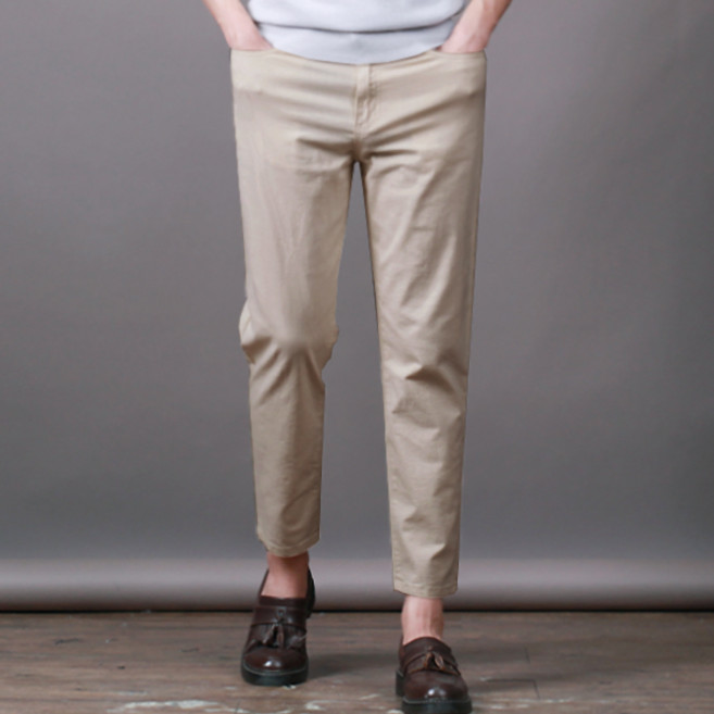 스댕클럽 남성용 데일리 히든밴딩 스판 린넨 팬츠 SSH5003