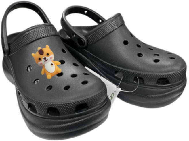 [크록스 정품] 당일발송 베이 클로그 여성 샌들 206302 다람쥐 악세사리 포함