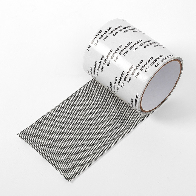 방충망 잘라쓰는 테이프(10cmx2M) (그레이) 롤타입 보수, 1개, 본품