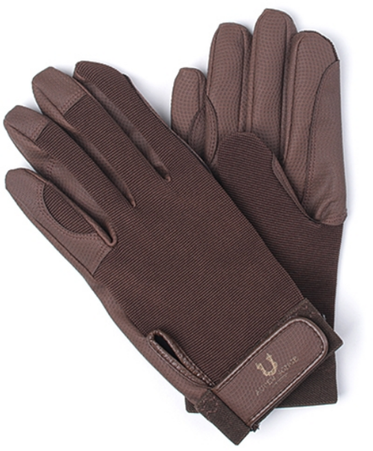 에코리즈 터치트랩 승마장갑, 반다이크브라운, 1개