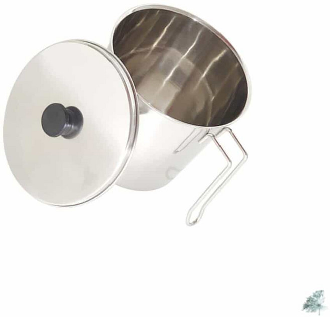 더캔바 스텐 음식물 쓰레기통 소형 2L 냄새차단음식물쓰레기통