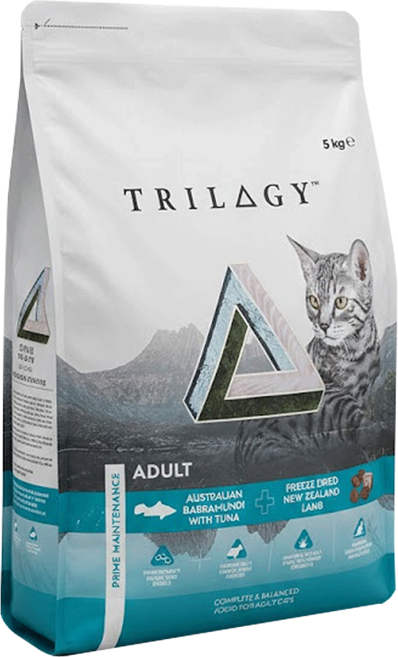 TRILOGY 奇境 無穀貓糧, 5000g, 1包, 澳洲尖吻鱸 + 鮪魚 + 紐西蘭羊肺凍乾
