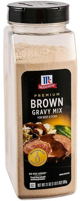 McCormick 맥코믹 프리미엄 브라운 그레이비 믹스 595.3g(21온스), 1, 595.3g