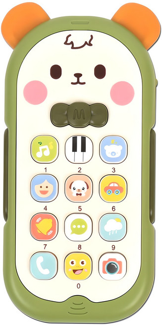 아기 멜로디 휴대폰 버튼식, 강아지, 1개