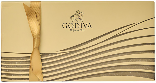 고디바 하트 오브 골드 초콜릿 8종 세트, 80g, 1세트