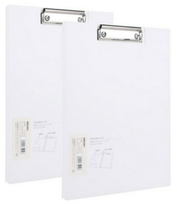 델리 린피니 커버 클립보드 A4, 2개