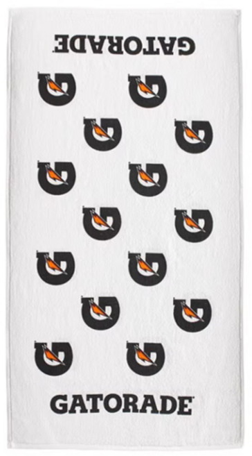 게토레이 농수 수건 스포츠타월 게토레이 수건 테니스 gatorade 비치타올, 1개, 화이트(110cmx60cm)