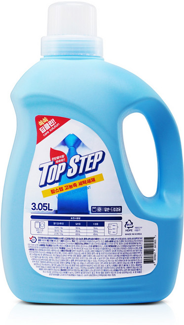 은나노스텝 탑스텝 고농축 세탁세제, 1개, 3.05L