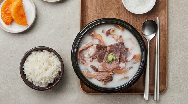 장수한우 진한 곰탕, 10개, 500ml