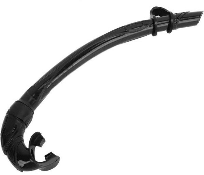 Okuyonic 프리다이빙 스노클 강력한 수영용 다이빙 튜브 검정색, Black, Black