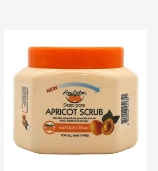 살구 스크럽 마사지 크림 500g 묵은 각질 및 노폐물 제거