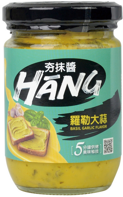 夯抹醬 蜂蜜大蒜風味 烘烤型抹醬 220g, 1個, 夯抹醬羅勒大蒜_220g