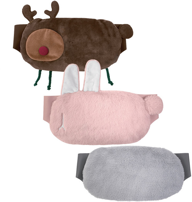 소싱 온열찜질기 허리 배 복부 복대 무릎 전기 찜질기 온열기 찜질 매트 팩 핫팩, 브라운-베이비루돌프