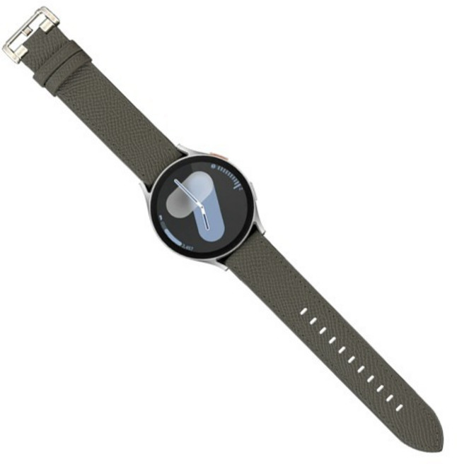 (퍼슬랏) 갤럭시워치 7 44mm 트렌디 슬림핏 가죽 시계줄 에땅 Etain, 1개