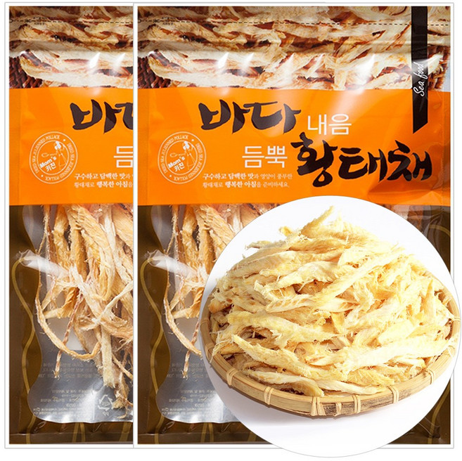 [가온애] 부드러운 설원 황태채 200g, 2개