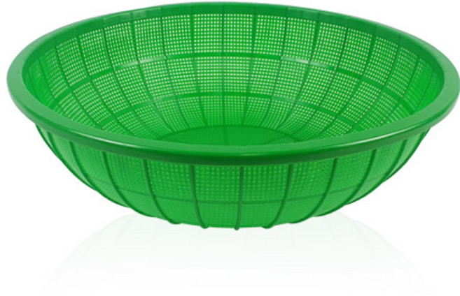 쌀소쿠리 초록바구니 원형 바구니 대형소쿠리 (소소~특대)