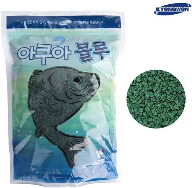 경원산업 아쿠아블루 수용성 경원떡밥 어분 붕어 잉어 향어 떡밥, 1개