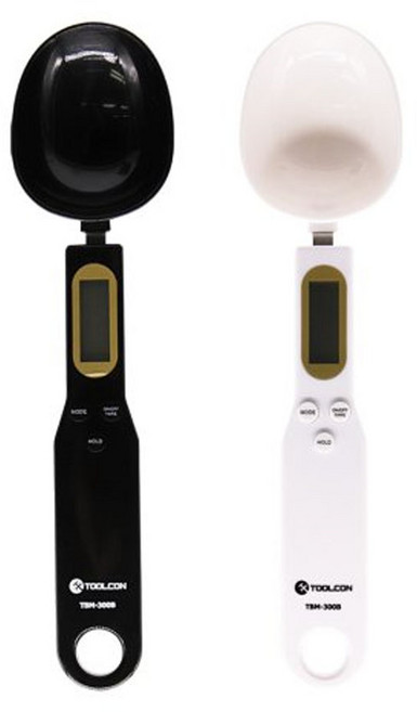 툴콘 디지털 스푼 저울, 300g, 화이트, TBM-300