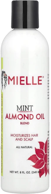 Mielle 아몬드 오일 혼합물 민트향 240ml(8fl oz), Mielle아몬드오일혼합물민트향240ml8floz, 1개, 240ml - 쿠팡