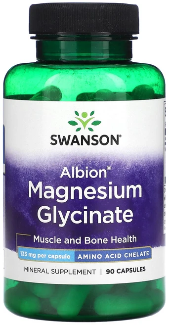 Swanson Albion 마그네슘 글리시네이트 133mg 캡슐 90정, SwansonAlbion마그네슘글리시네이트133mg캡슐, 1개 - 쿠팡