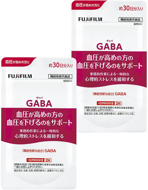 후지필름 가바 서포트, 2개, 60정