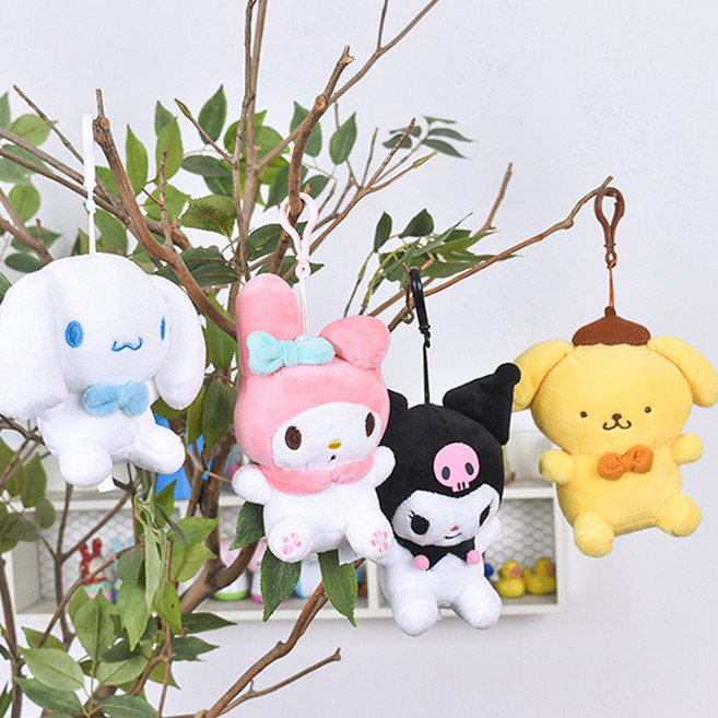 산리오 캐릭터 가방고리 10cm(뽀짝), 쿠로미, 1개