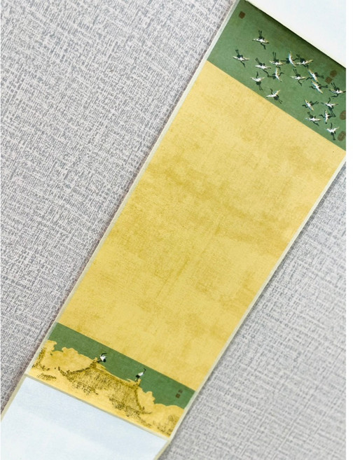 正大筆莊 蠟染掛軸 迷你捲軸中堂, 瑞鶴仿古
