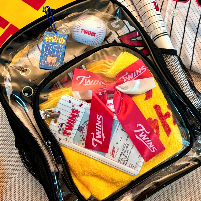 야구 직관 백팩 다용도 방수 PVC 투명 가방, 블랙, 1개