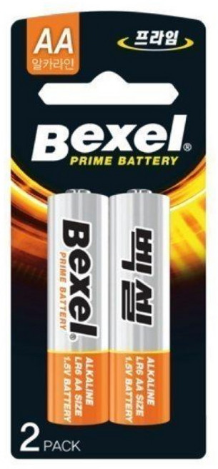 100%국산 벡셀 알카라인 건전지 AA 2알카드포장, 1박스, 40개입