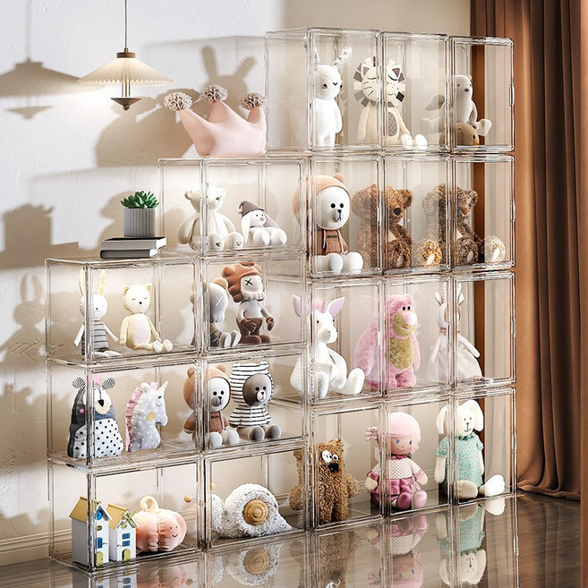 rigiu 다용도 투명 아크릴 명품 가방정리함36x27x22CM, 10개, 1번