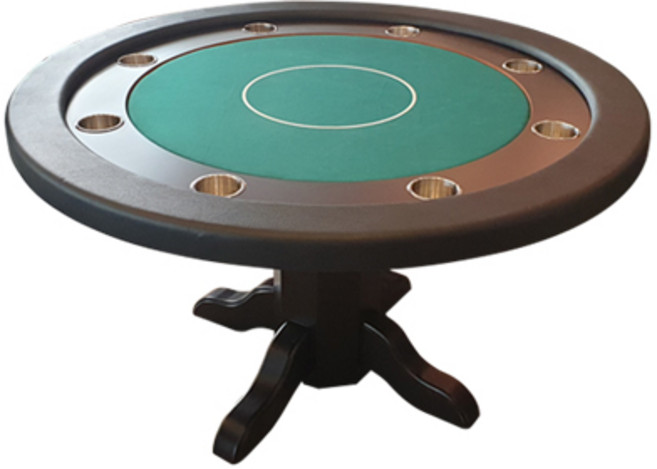 포커테이블 레드 / 홀덤 겸용 테이블 [카지노파크], 8인, 1개