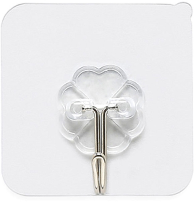 밀크 초강력 매직후크, 투명사각후크, 1개