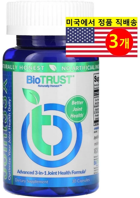 BioTRUST 조인트 보스웰리아 세라타 추출 100mg Joint33X, 3개, 30정 - 쿠팡