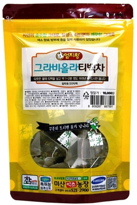 약초약선생 그라비올라 티백차 그라비올라차, 1개, 30개입, 800mg