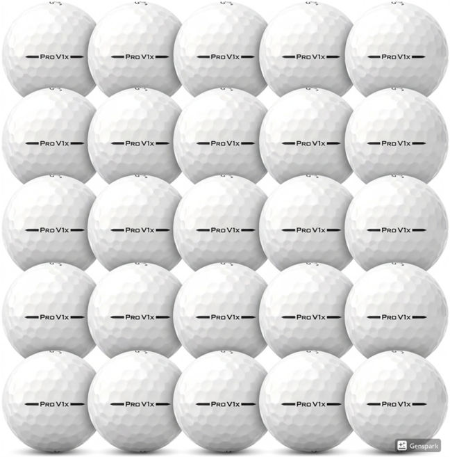 타이틀리스트 로스트볼 PRO V1X 4피스 비재생 A-급 골프공, 1개, 30개입, 화이트