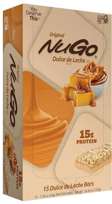 nugo 단백질 바 바닐라 요거트 11g 프리 글루텐 15개 카운트 단백질, NEW! Dulce De Leche, 15 Count (Pack of 1) - 쿠팡