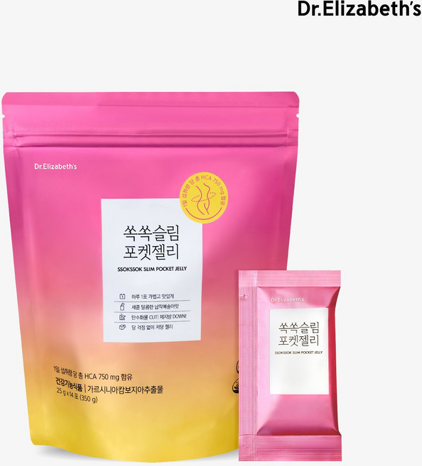 닥터엘리자베스 쏙쏙슬림 포켓젤리, 1개, 350g
