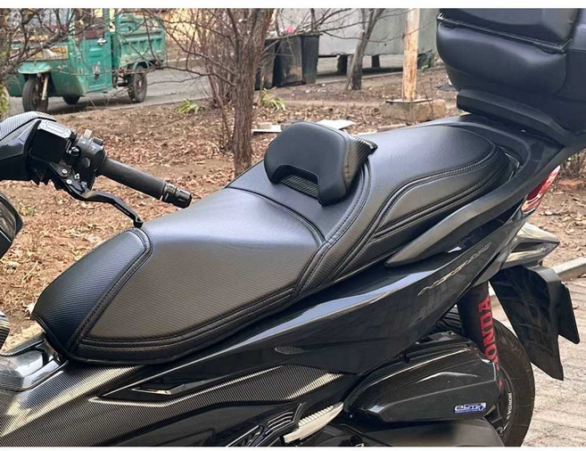 텐덤시트 등받이 컴포트 튜닝 파츠 쿠션 등받이 안장, 1개