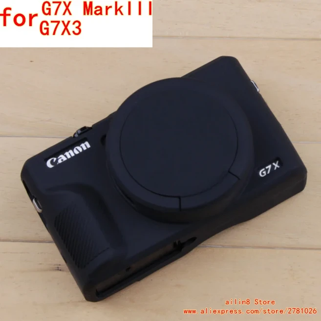 캐논 카메라 가방 G7X2 마크 II 브이로그 케이스 실리콘 소프트 쉘 보호 미끄럼 방수, 20 for G7X3